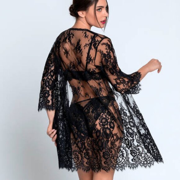 Lise Charmel - Lace Negligee, Black, Small - Brand NEW - Picture 3 of 4